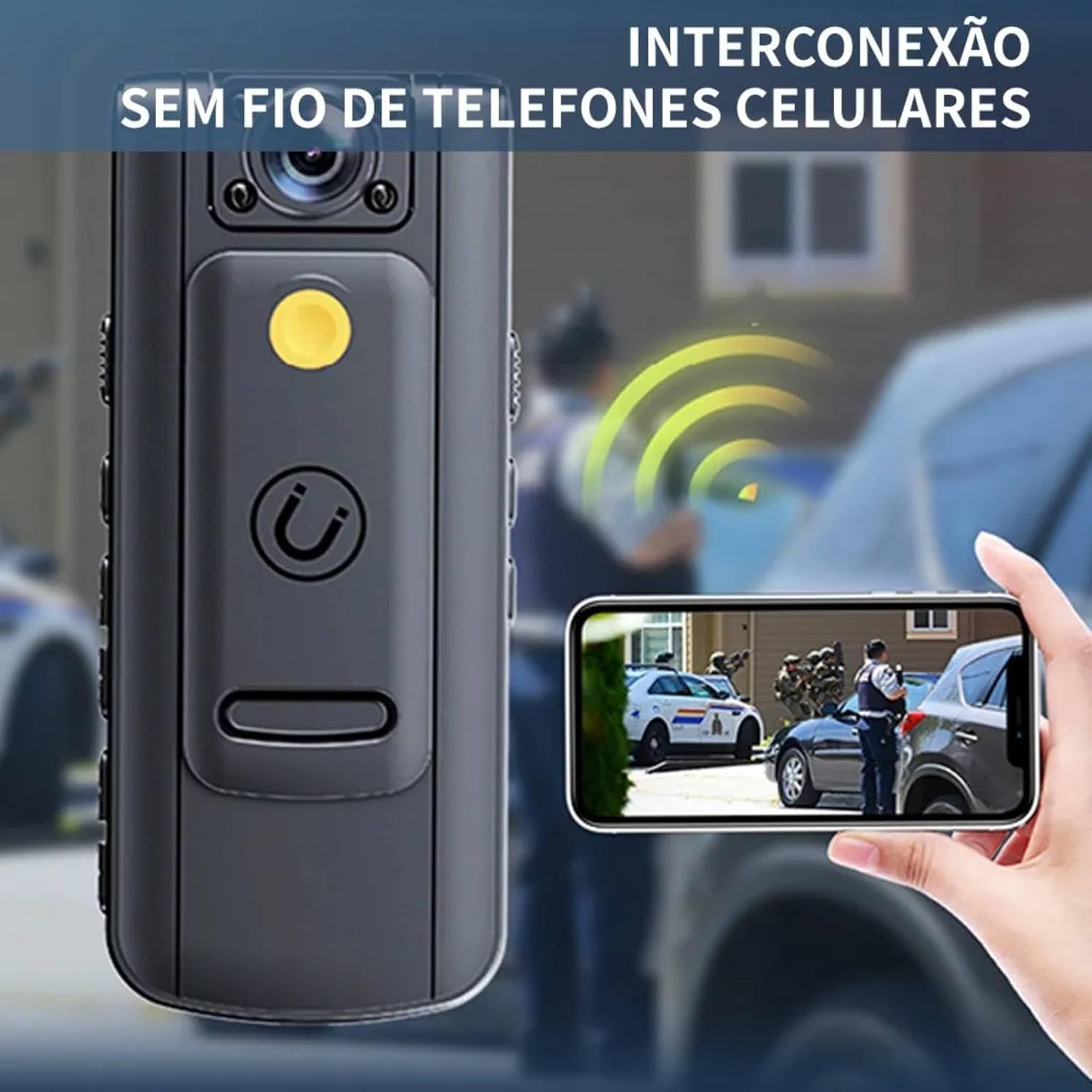 Mini Câmera Espiã com Tela Finyqbet 4