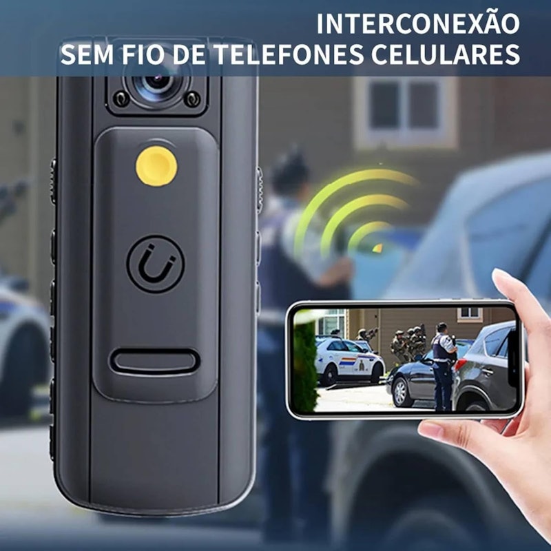 Mini Câmera Espiã com Tela Finyqbet 4