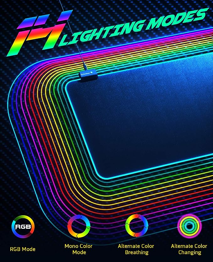 Mouse Pad para Jogos RGB UtechSmart 2