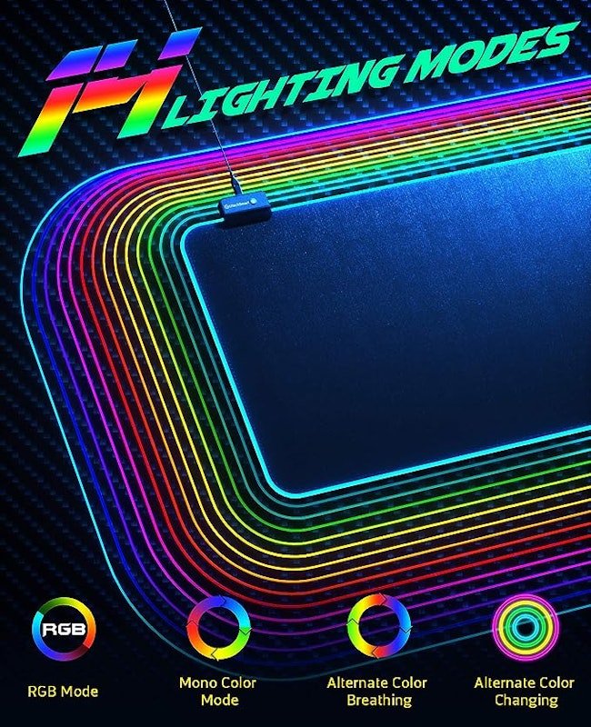 Mouse Pad para Jogos RGB UtechSmart 2