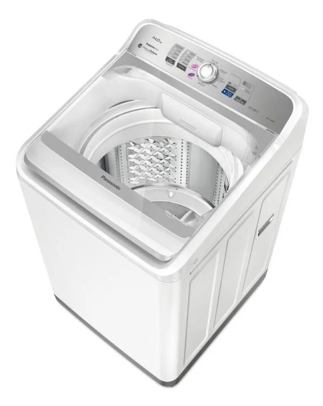 Máquina de Lavar Panasonic Função Vanish Branco Mais Branco 14 kg 3