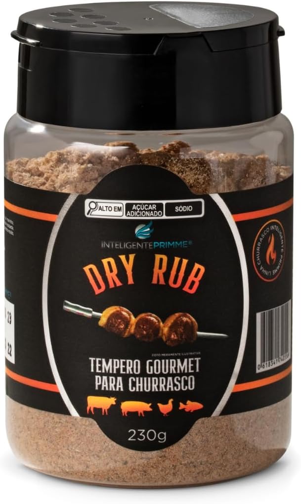Tempero Gourmet Dry Rub para Churrasco 230g 1
