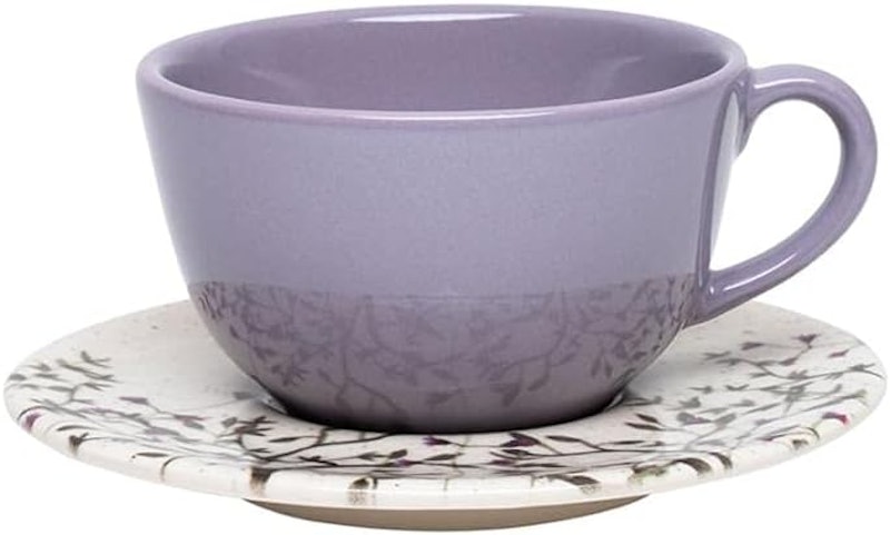 Conjunto de 6 Xícaras com Pires Unni Lilac 1