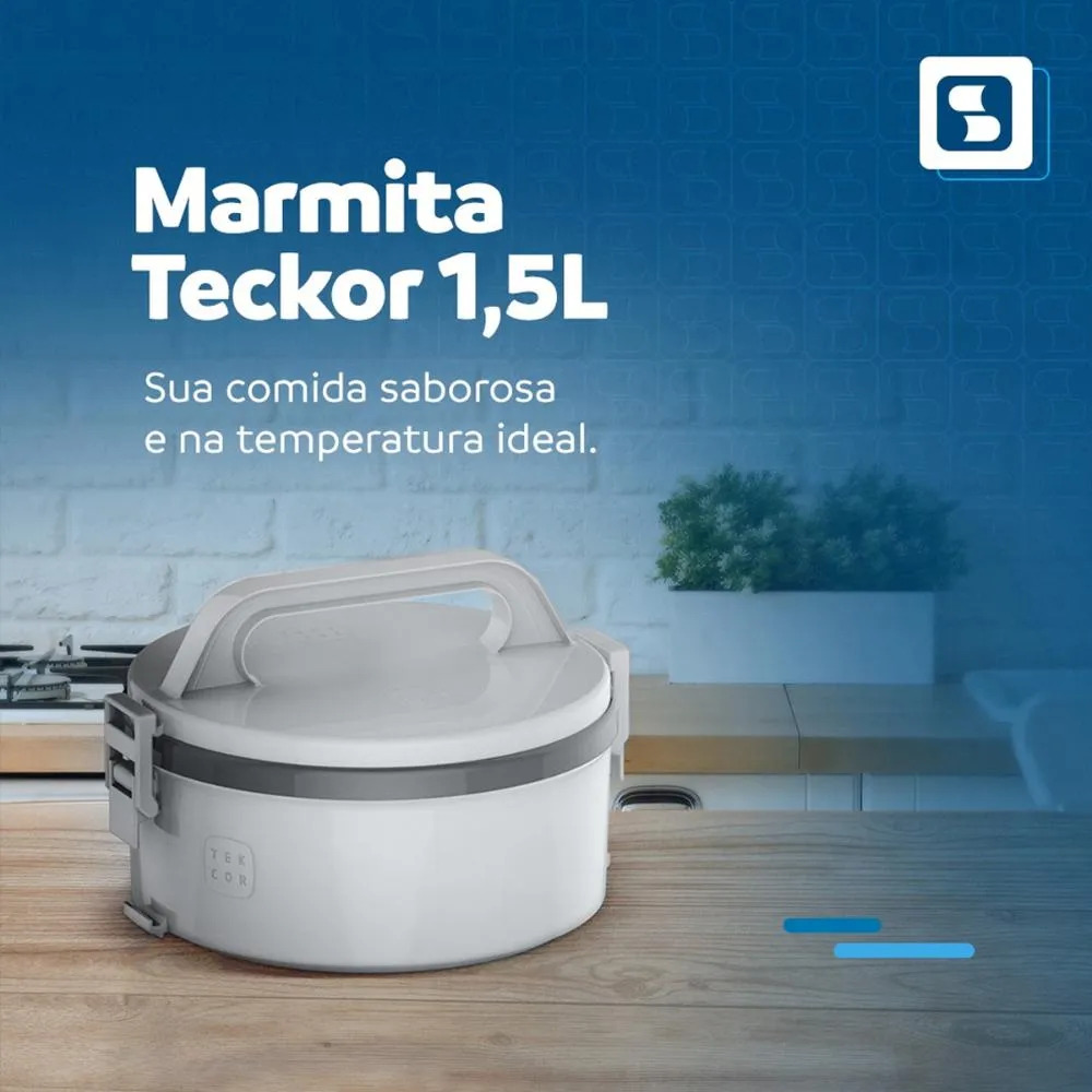 Marmita Tekcor 1,5L 2S 1D 1T 2