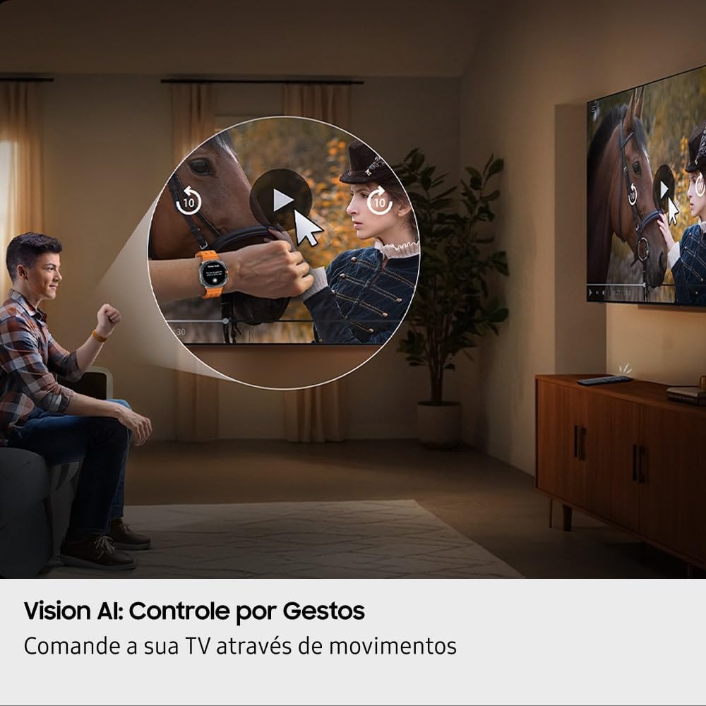 Vision AI TV 75 Polegadas QLED 4K QEF1 2025 3