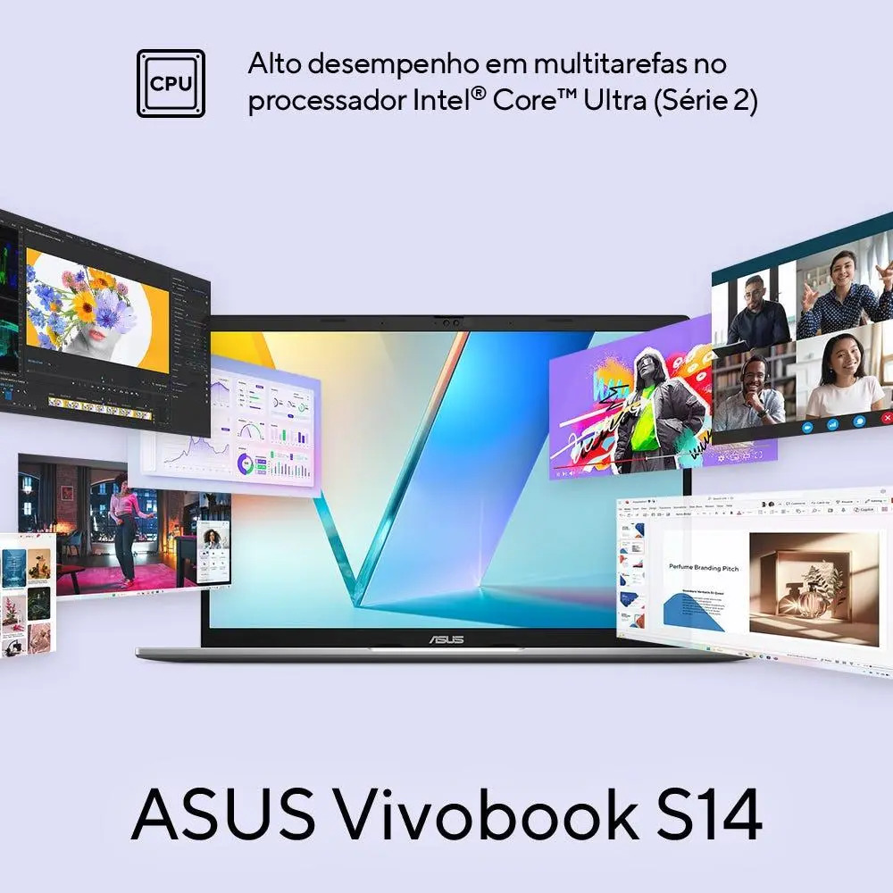 Notebook ASUS Vivobook S14 Core Ultra 5 16 GB 512 GB 3