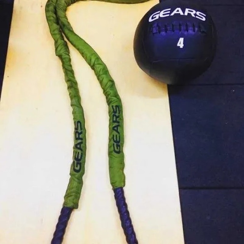 Corda Naval Crossfit Revestida Militar 3