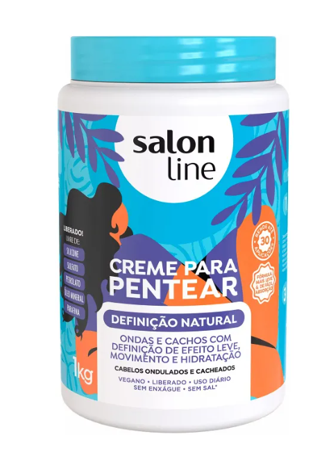 Salon Line Creme Para Cabelo Masculino Crespo Creme Para Pentear