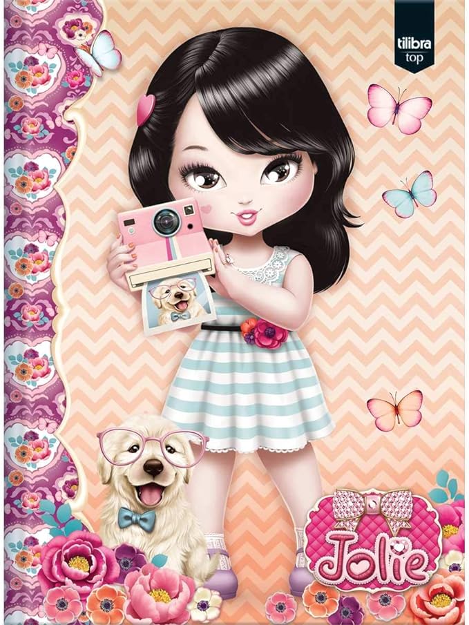 Caderno Brochura Jolie - Pacote com 5 4
