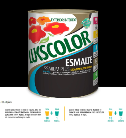 Esmalte Base Água Premium Plus 4