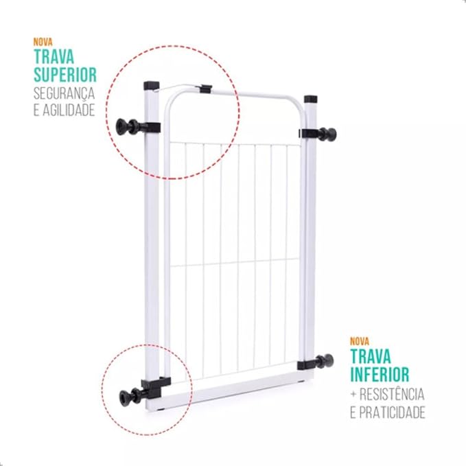 Portão de Segurança com Extensor de 20 cm 3