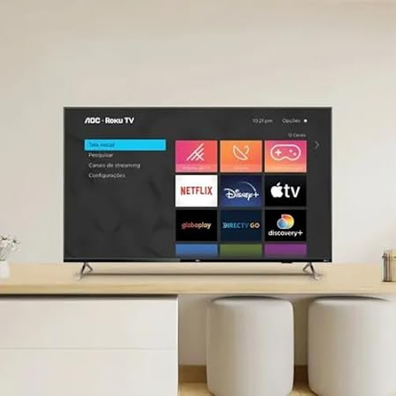 Smart TV AOC Roku TV 50" 4K Série 7045 3