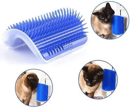Escova Massageadora para Gatos com Compartimento para Catnip 2