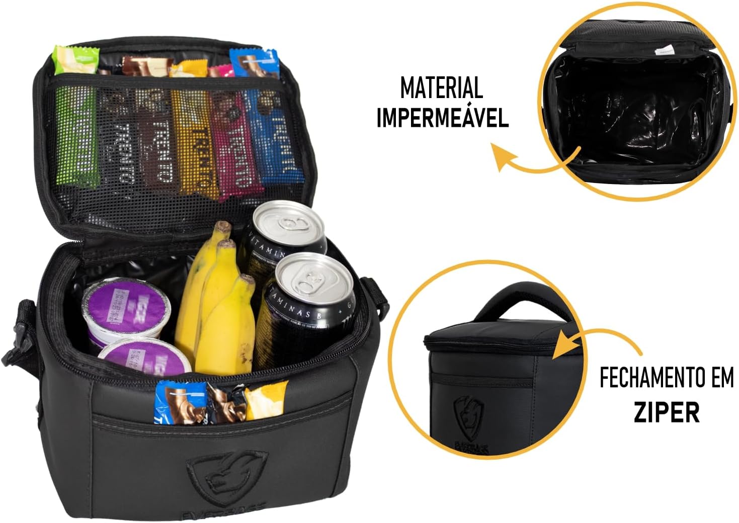 Bolsa Térmica Fit Black Luxo 10