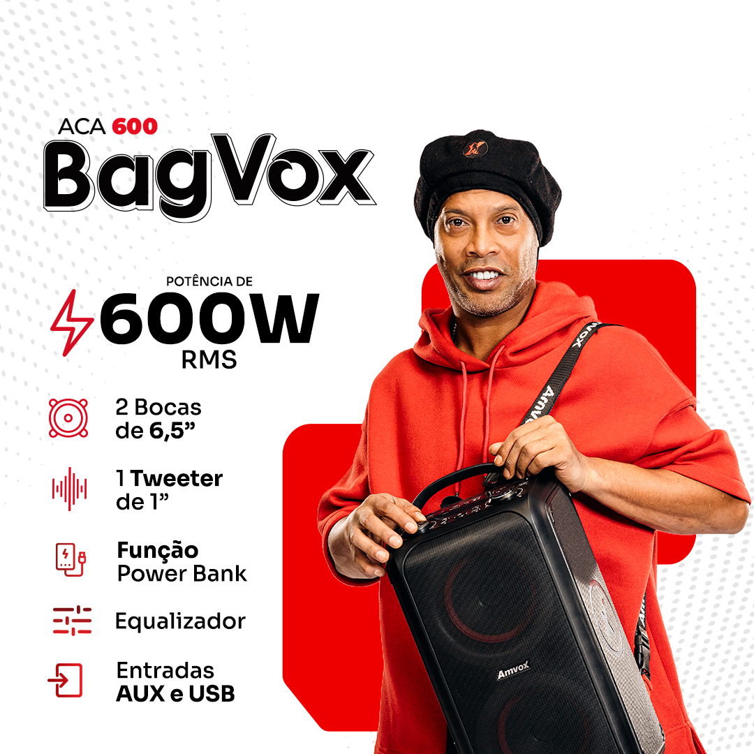 Caixa Amplificada ACA 600 Bagvox 2