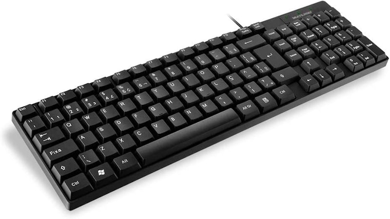 Teclado com Fio Multilaser Compacto Conexão USB 1