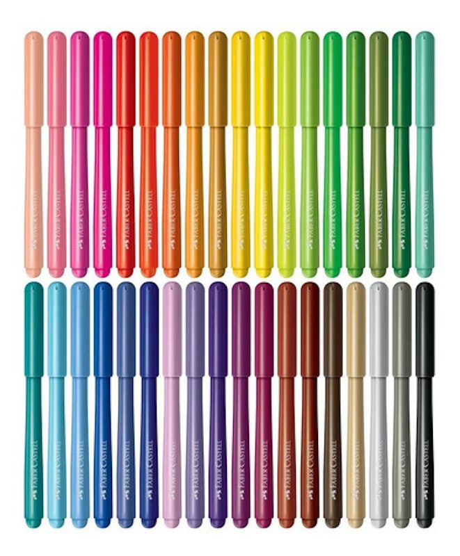 Caneta Hidrográfica 36 Cores Vai e Vem Faber-Castell 3
