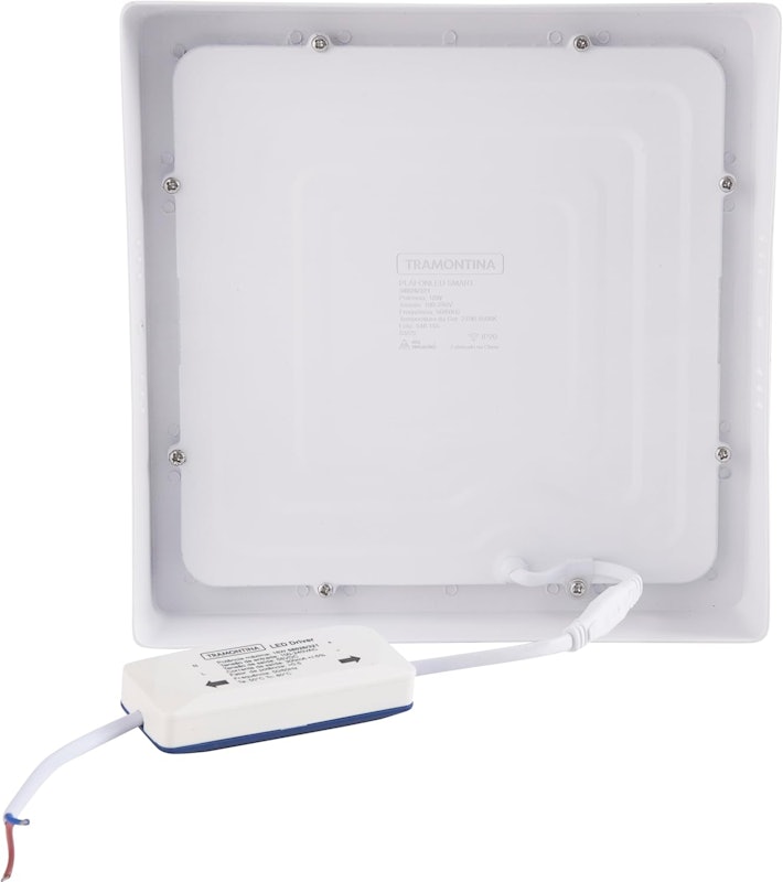 Plafon Quadrado de Sobrepor Tramontina Smart Led 1440 lm 18 W 4