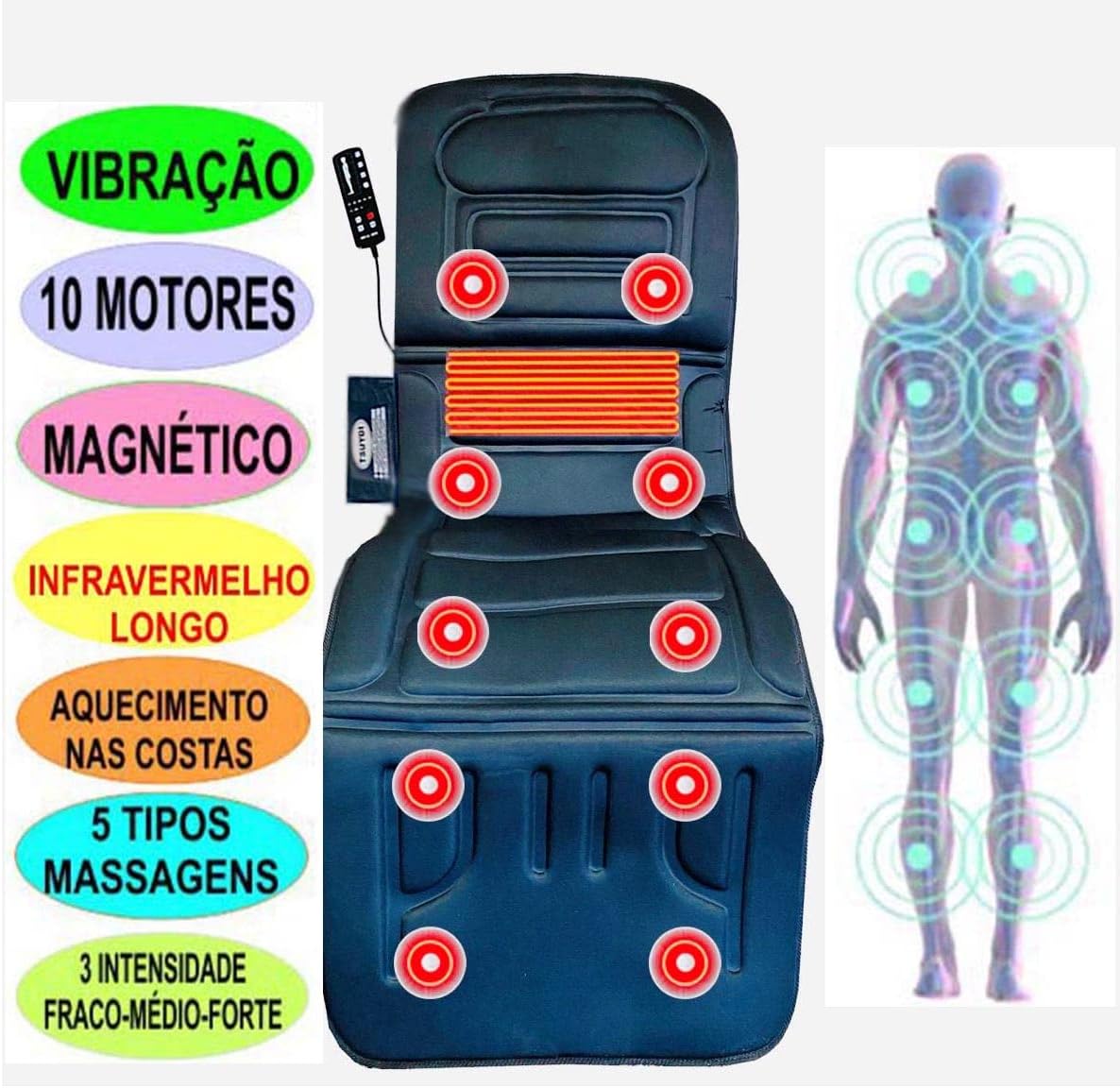 Esteira Massageadora com 10 Motores Bioland 3