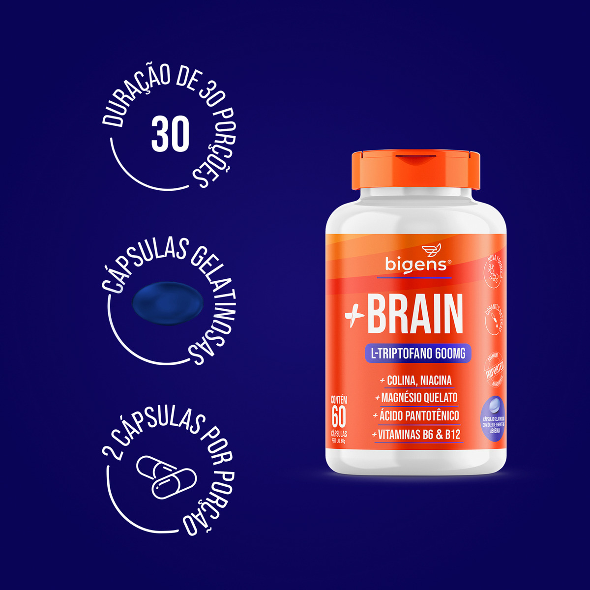 Plus Brain L-Triptofano 600 mg 4