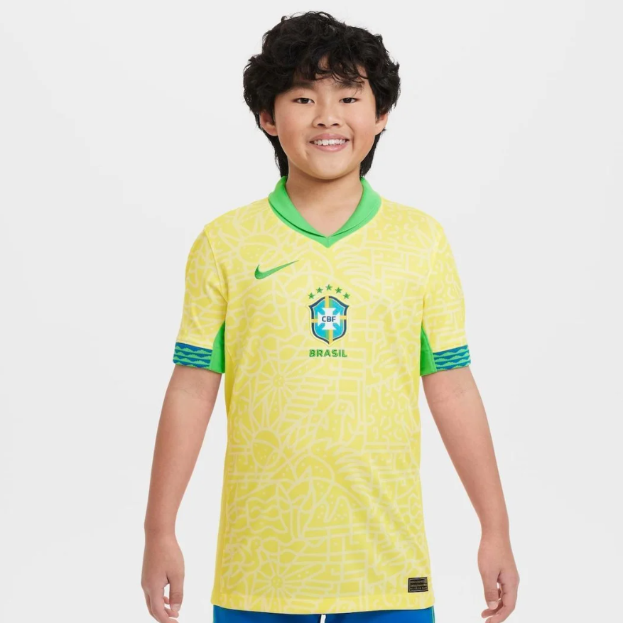 Camisa Nike Brasil I 2024/25 Torcedor Pro Infantil 1