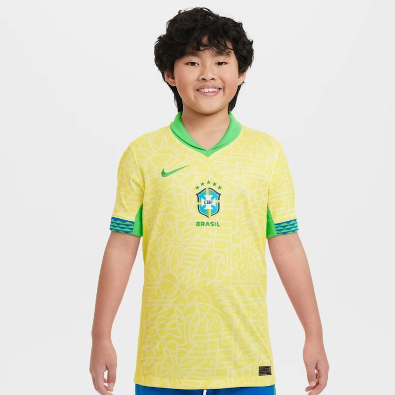 Camisa Nike Brasil I 2024/25 Torcedor Pro Infantil 1
