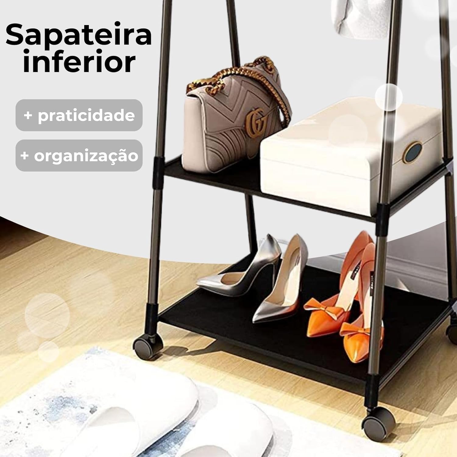 Arara Organizadora de Roupas Kontuz 3
