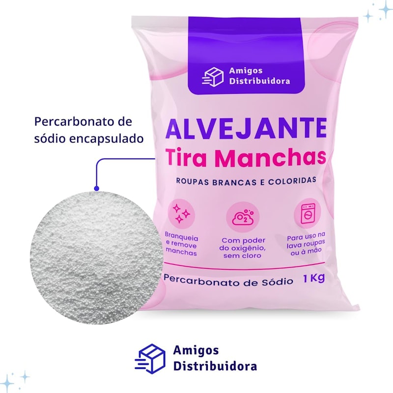 Percarbonato de Sódio Alvejante Sem Cloro 1 kg 2