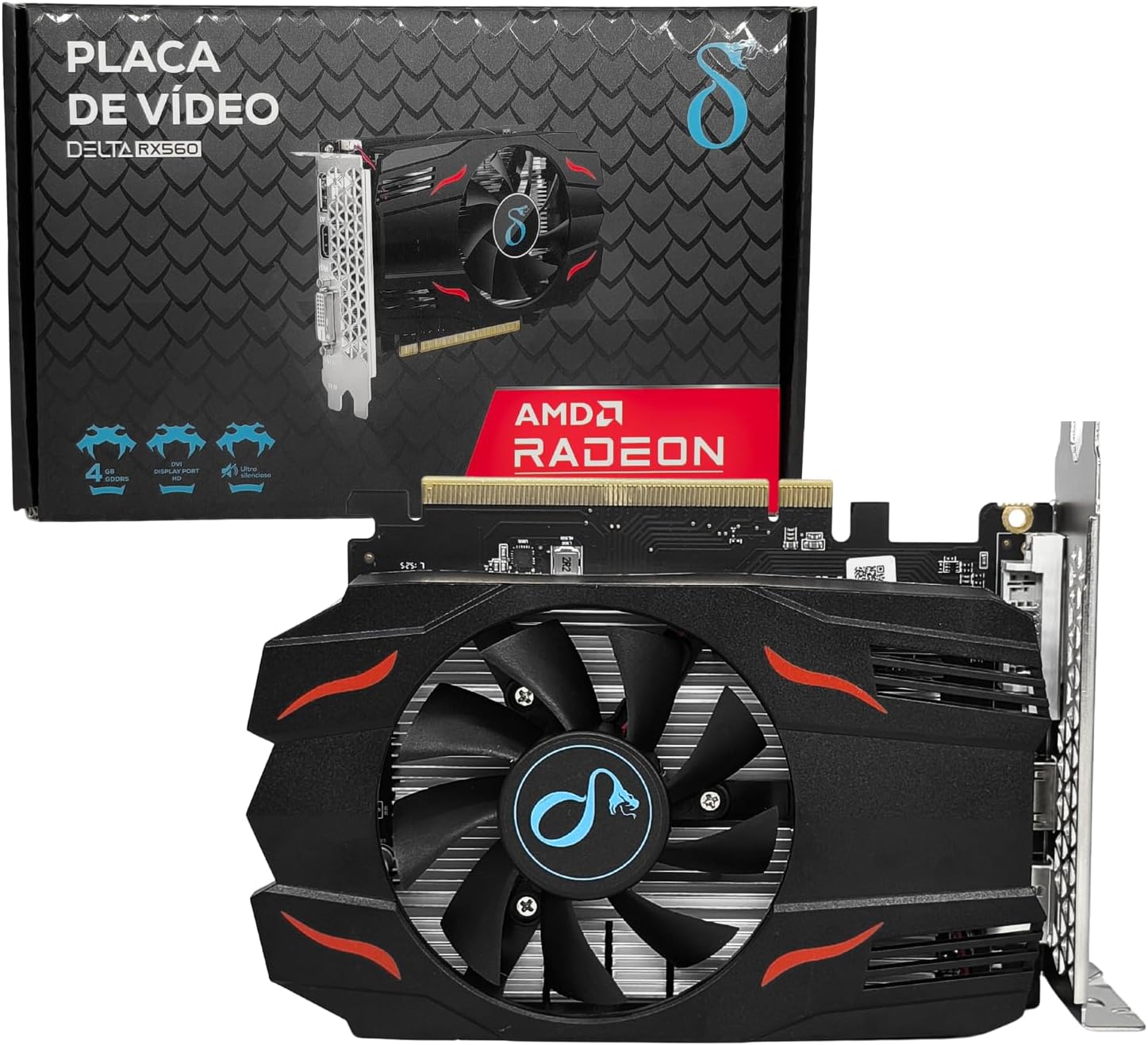 Placa de Vídeo Gamer AMD Radeon RX 560 4 GB GDDR5 1