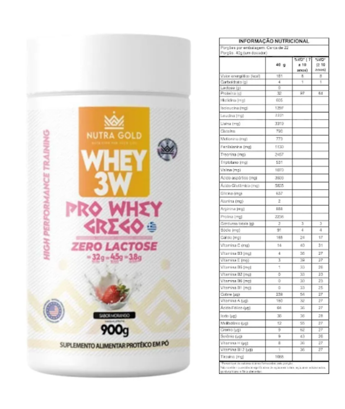 Whey Grego Morango Zero Lactose 4