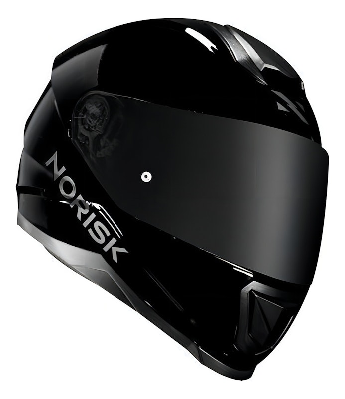 Capacete Norisk Razor Monocolor Fosco Black Edition 5