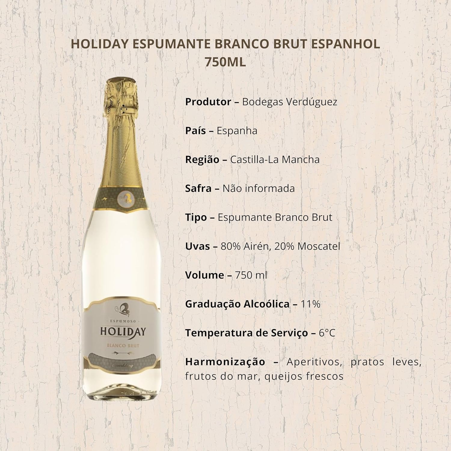 Espumante Holiday Brut 4