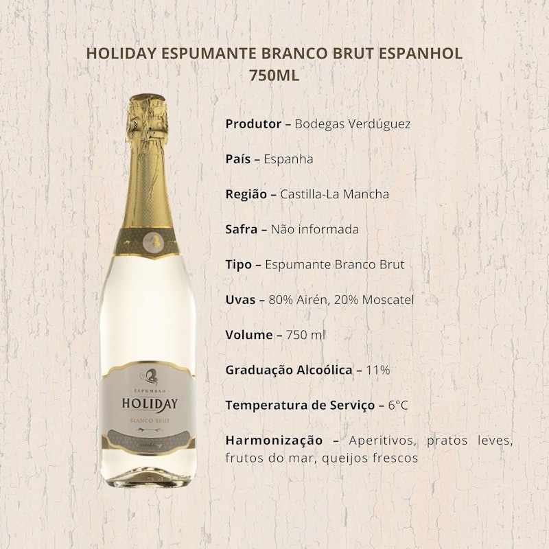 Espumante Holiday Brut 4