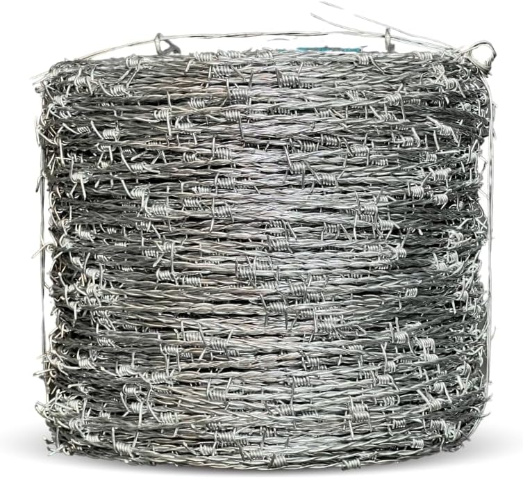 Arame Farpado Galvanizado Cerca Rural 4