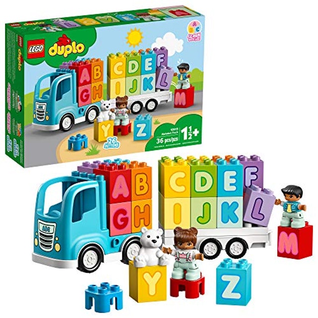 Brinquedo Educativo Duplo Caminhão do Alfabeto 2