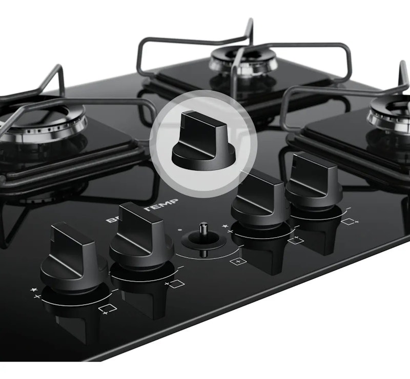 Cooktop 5 Bocas a Gás 4