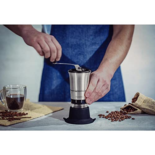Moedor para Café Tramontina em Aço Inox com Copo de Acrílico e Moinho em Cerâmica 3