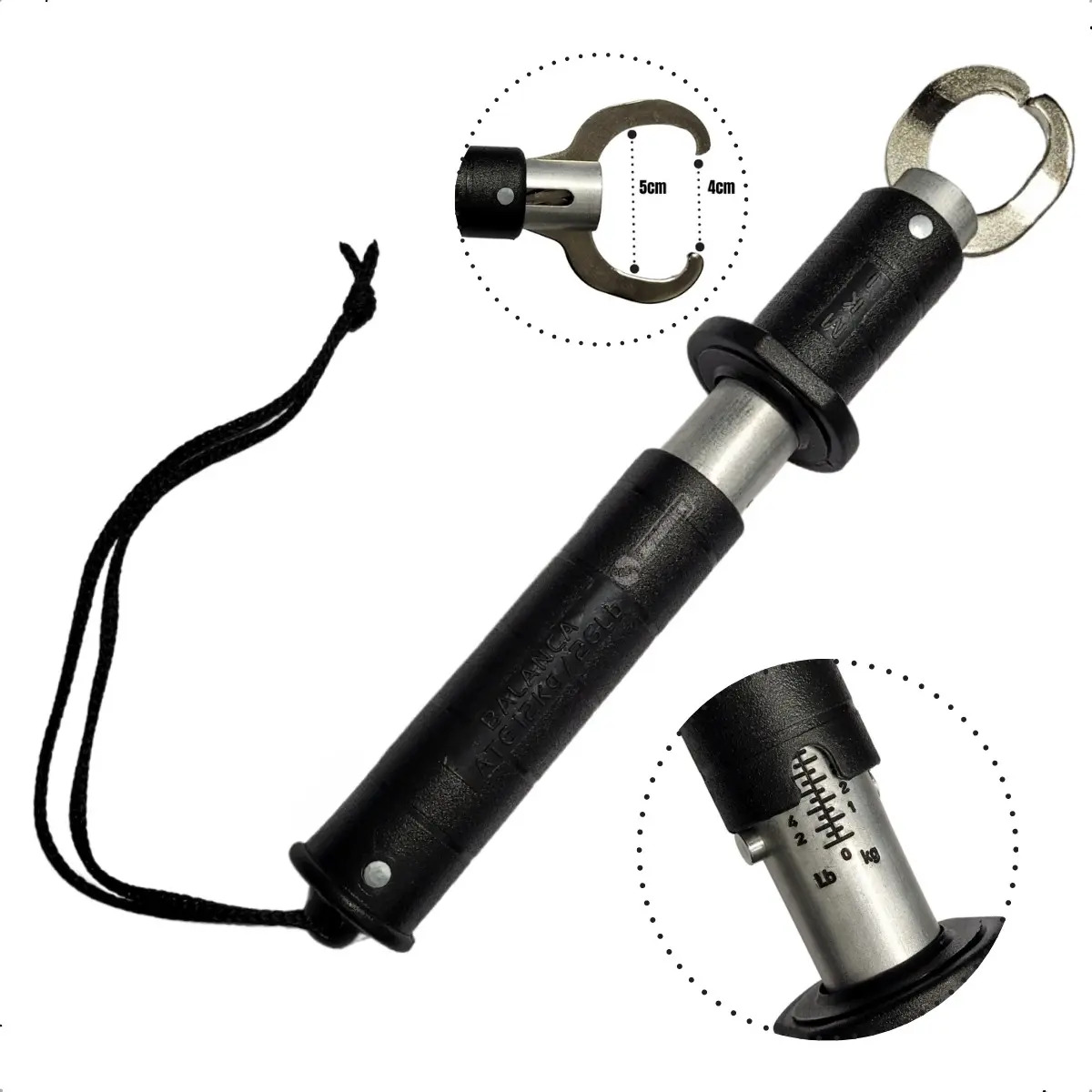 Alicate Pega-Peixe com Balança 12 Kg 2