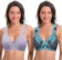 CURVE MUSE Sutiã Minimizer Feminino Bordado de Renda 1