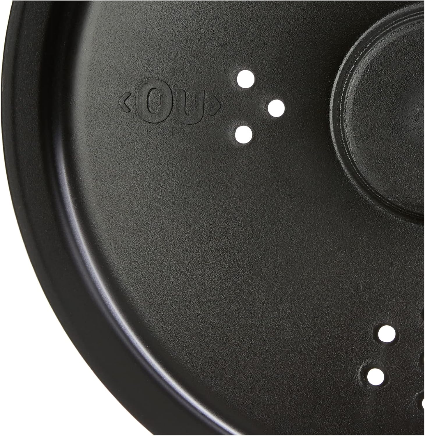 Tampa para Micro-ondas Preta BPA Free 3