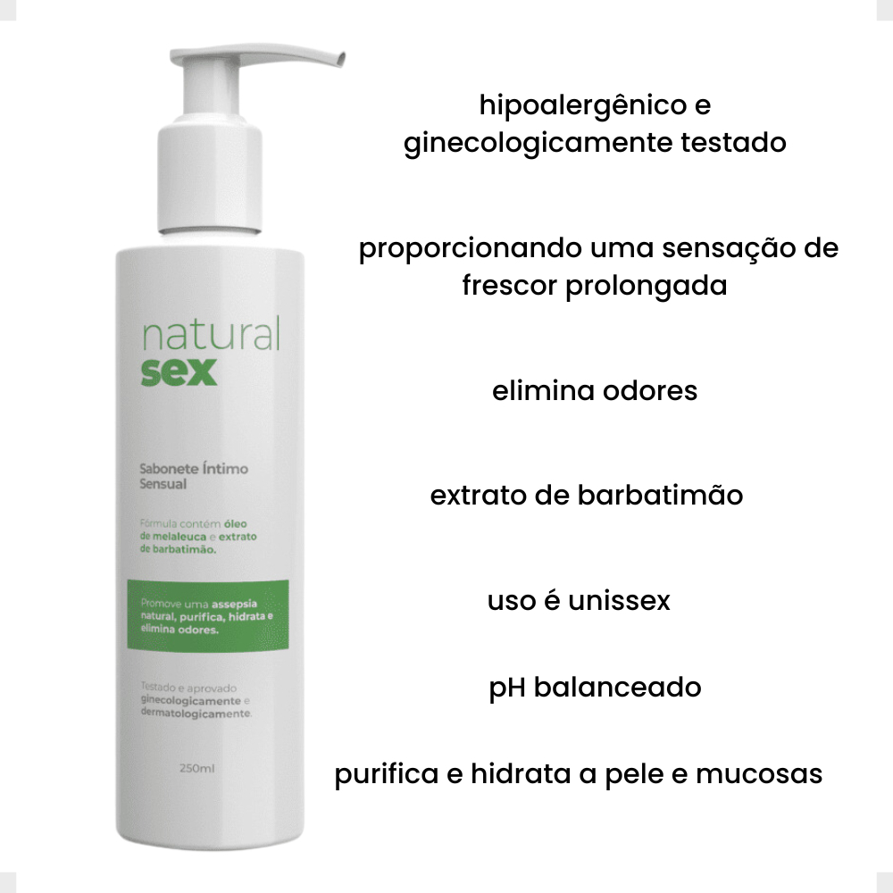 Sabonete Íntimo Líquido Natural Sex 3