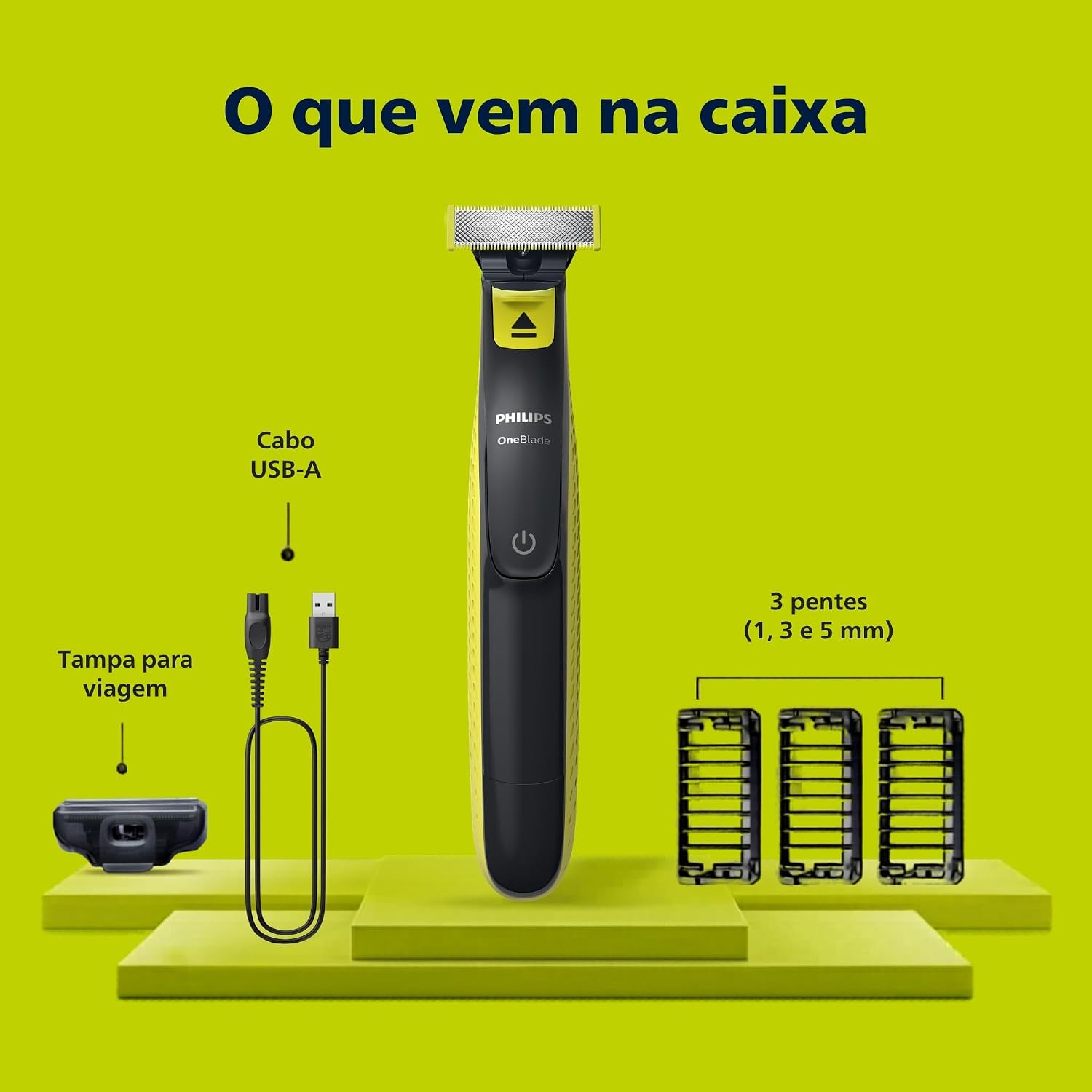 Aparador de Pelos OneBlade Rosto 5