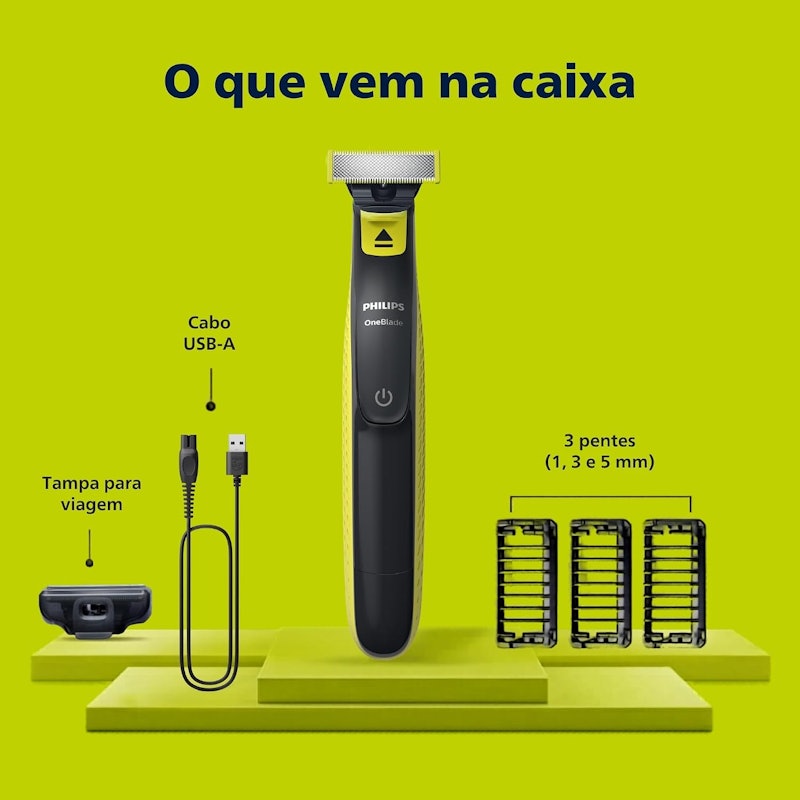 Aparador de Pelos OneBlade Rosto 5