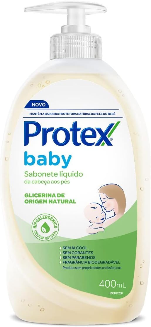 Cabeça aos Pés Protex Baby Glicerina de Origem Natural 1