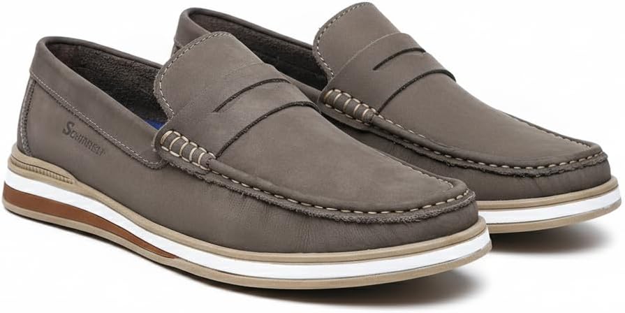 Mocassim Masculino De Couro Schiareli Dockside 4