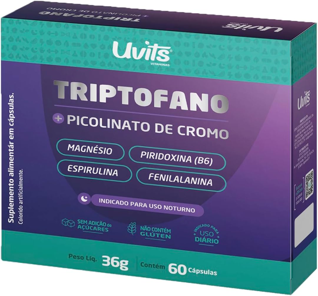 Triptofano + Picolinato de Cromo 1
