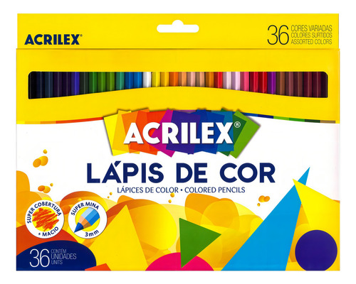 Lápis de Cor 36 Cores 1