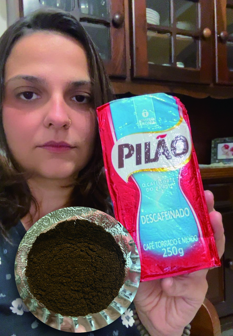 Café Torrado e Moído Pilão Descafeinado Vácuo 250 g 2