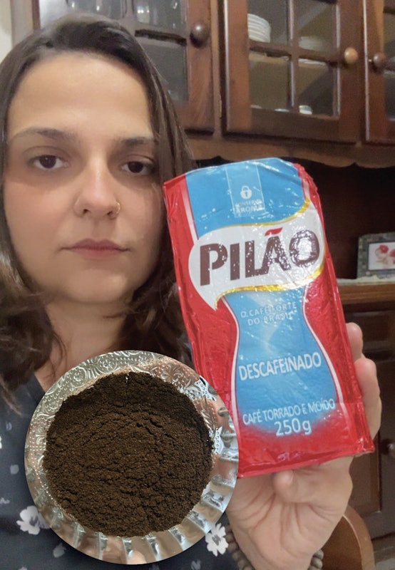Café Torrado e Moído Pilão Descafeinado Vácuo 250 g 2