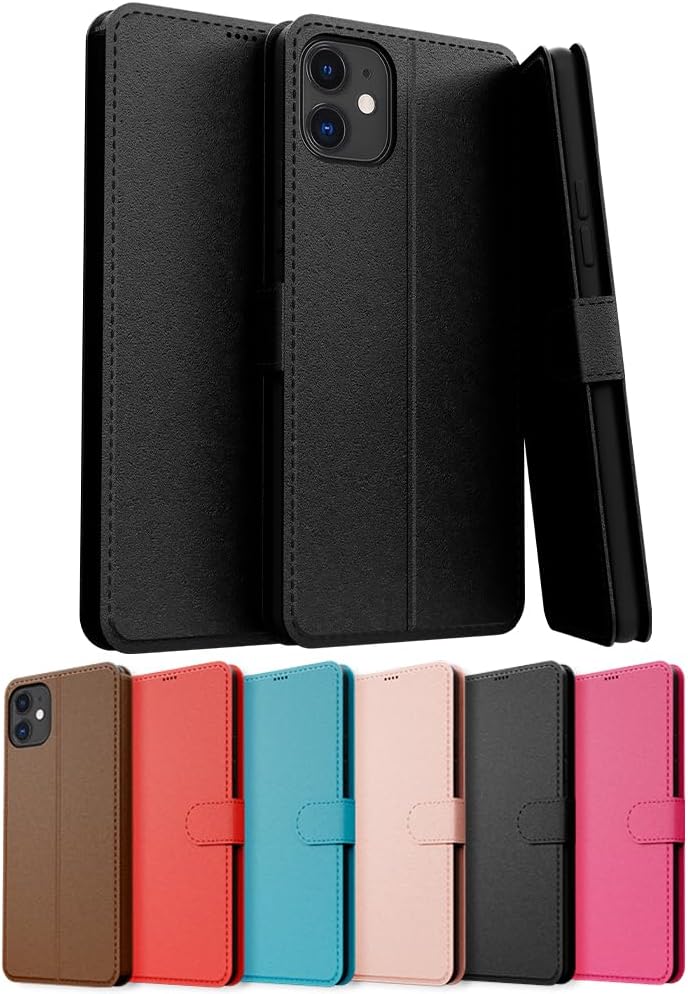 Capa Carteira Flip Couro Compatível Apple iPhone 12 Premium 1